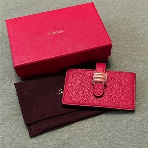 Cartier Trinity Accordion Card Holder, NIB